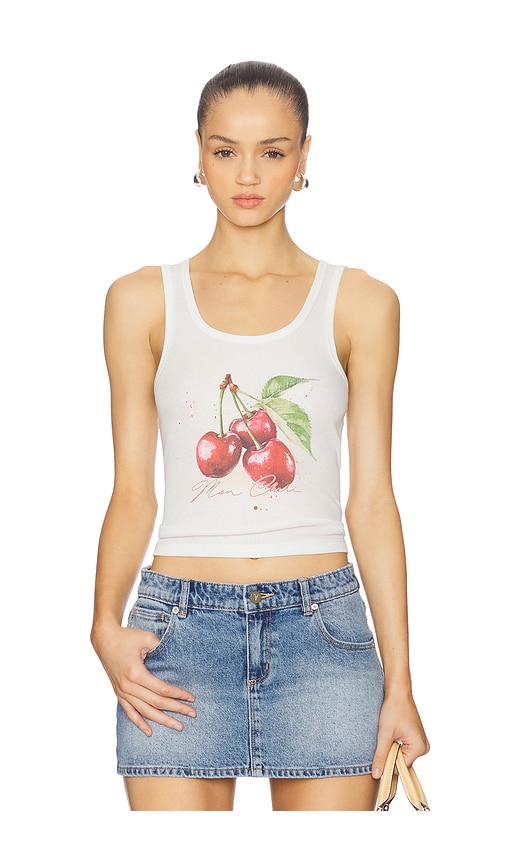 The Laundry Room X Revolve Mon Cheri Rib Tank Top In White