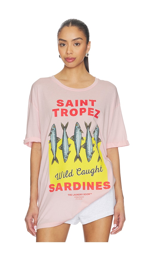The Laundry Room Saint Tropez Sardines Oversized Tee