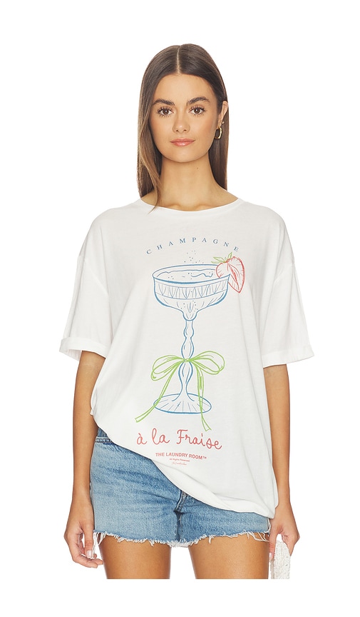 The Laundry Room Strawberry Champagne Oversized Tee