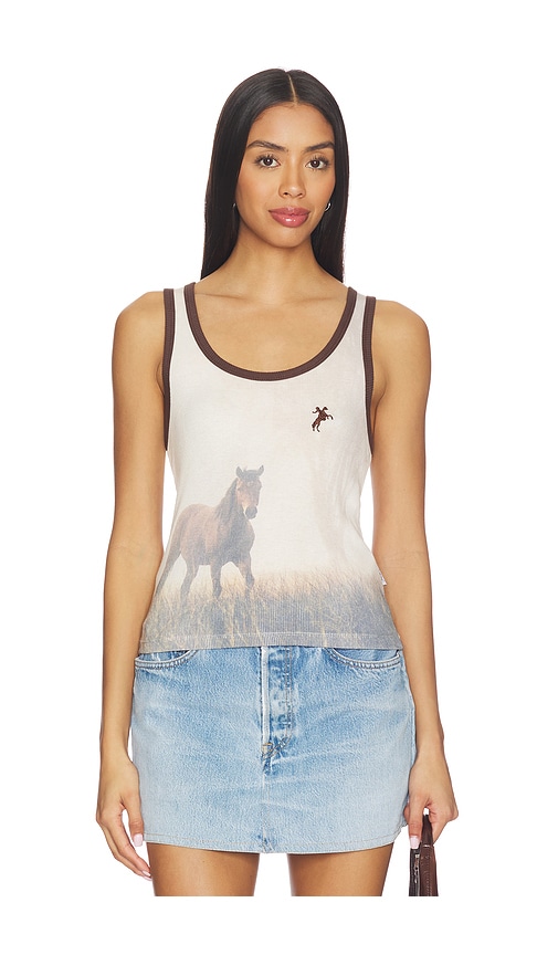 The Laundry Room Ranch Life Smu Rib Tank Top
