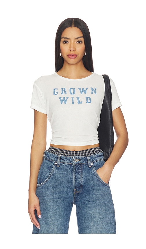 The Laundry Room Grown Wild Denim Baby Tee