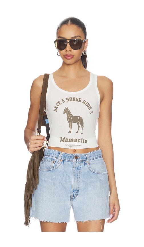 The Laundry Room Ride A Mamacita Rib Tank Top