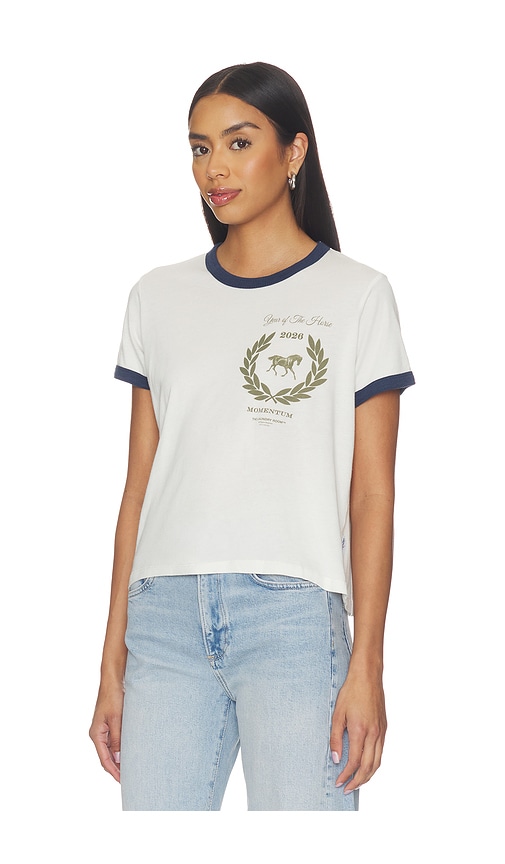  The Laundry Room Shirt Year Of The Horse Perfect Ringer In Ivory,navy. Größe Xs. Also In S, M, L, Xl. 