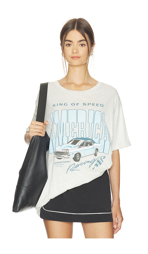 The Laundry Room King Of Speed America Racing Oversized Tee