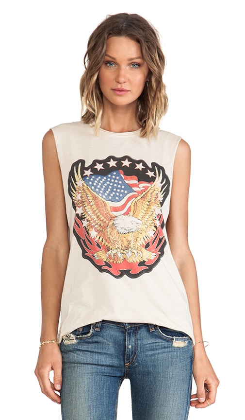 Proud To Be Free Thrashed Muscle Tee