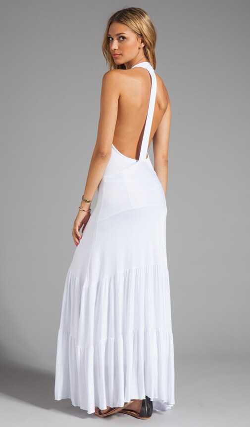 White Flare Dress