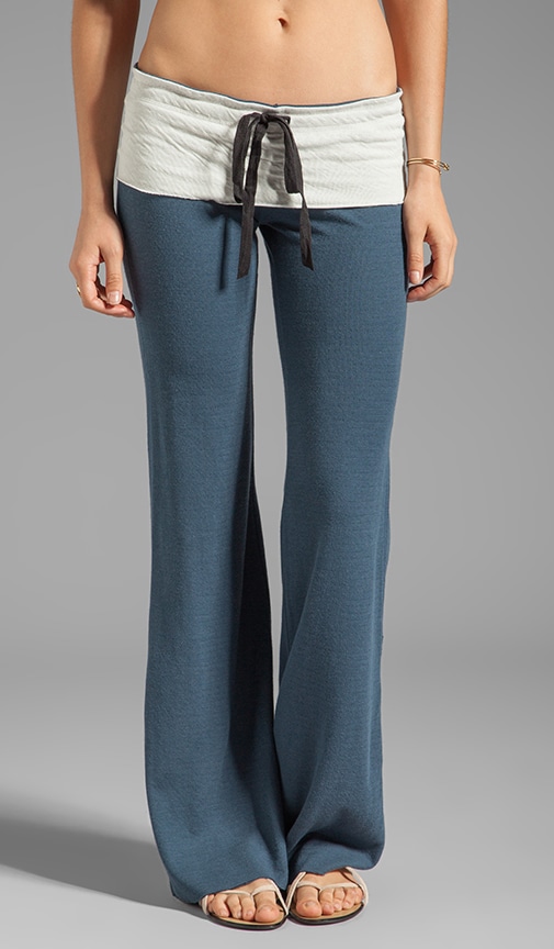 Wide Leg Space Dye Pant