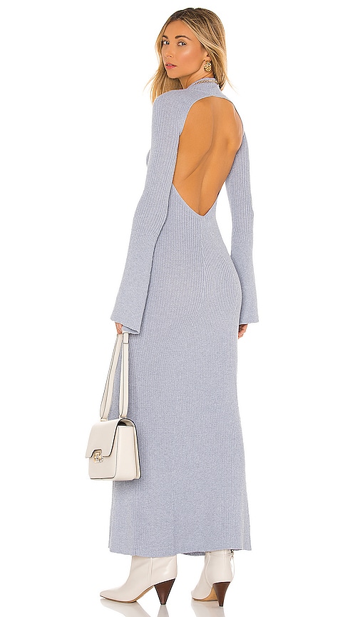 The Line by K September Dress in Dusty Blue | REVOLVE The Line by K September Dress in Dusty Blue | REVOLVE