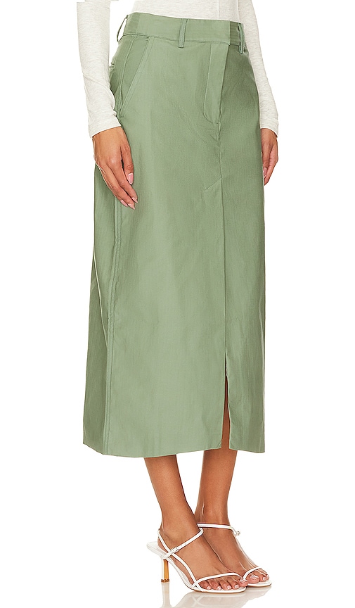 Shop The Line By K Isabeau Maxi Skirt In Green