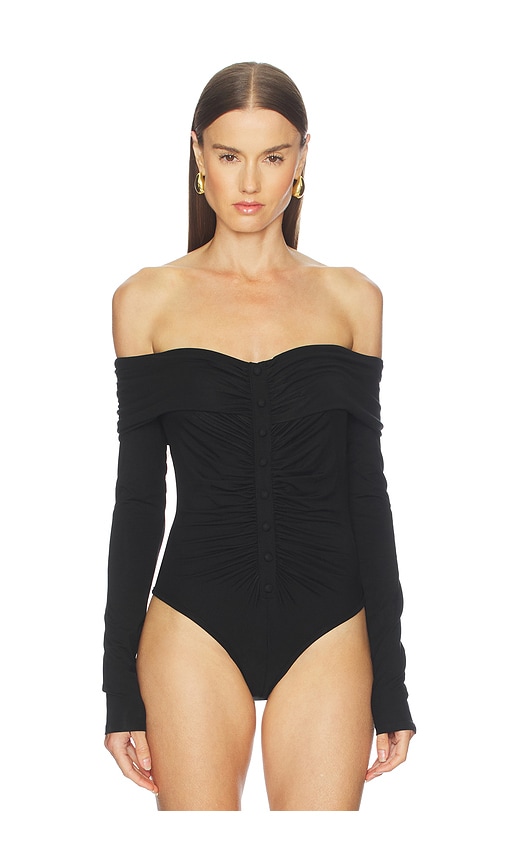 The Line By K X Revolve Lunar Bodysuit In Black