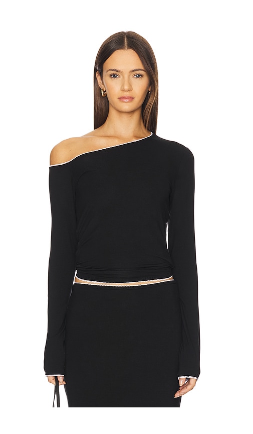 The Line By K Adrira Top In Black