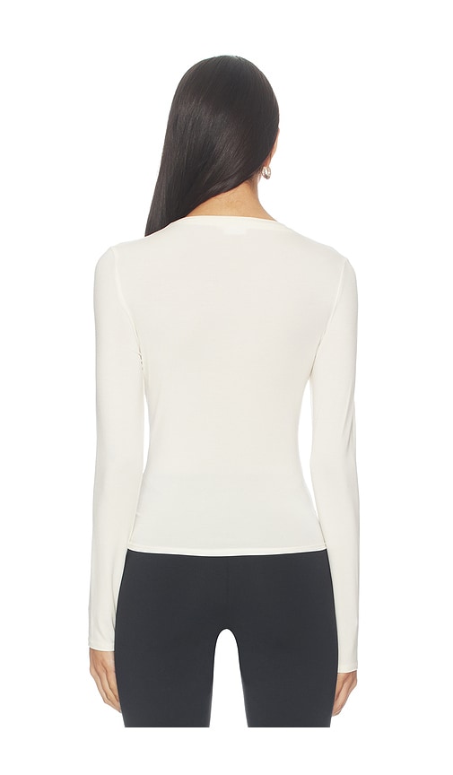  The Line By K Oberteil Mit Tropfenausschnitt Demi In Ivory. Größe S. Also In Xs, M, L. 