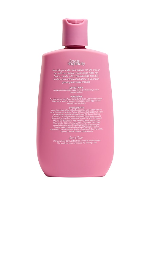 Tanning Club After Tan Body Lotion