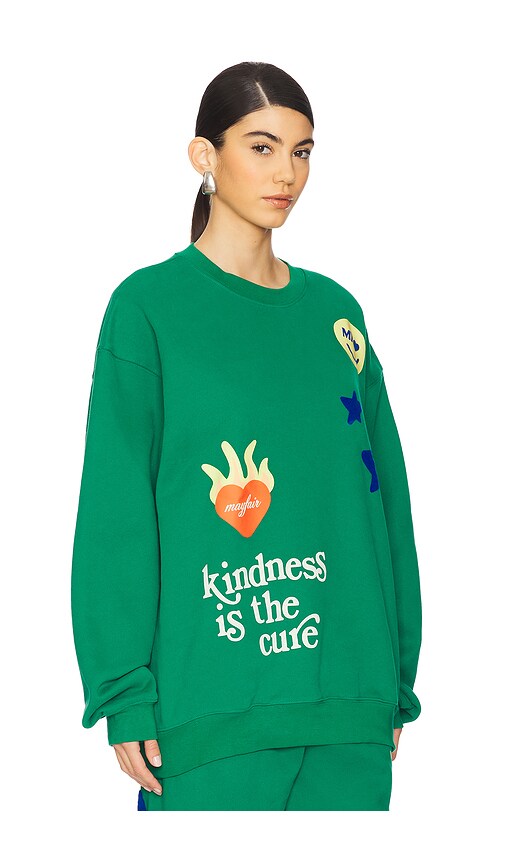 THE MAYFAIR GROUP KINDNESS IS THE CURE CREWNECK 