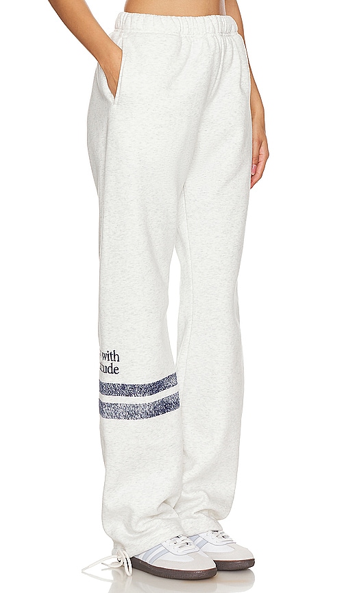 Shop The Mayfair Group Start With Gratitude Sweatpant In 仿旧