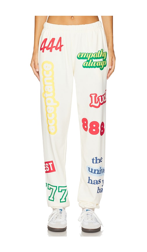 Shop The Mayfair Group Affirmations Sweatpant In 크림