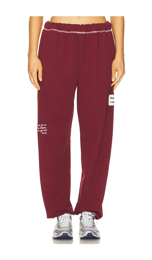 The Mayfair Group Legacy Sweatpant In Red