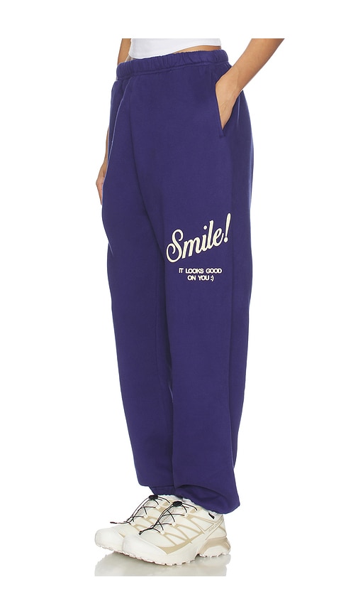  The Mayfair Group Sweathosen Smile In Purple. Größe Xs. Also In S/m, M/l, L/xl. 