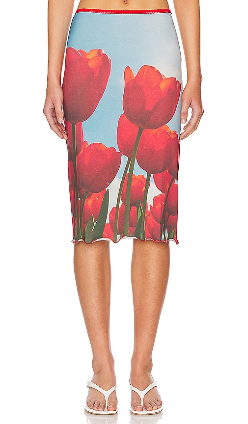 Shop Tyler Mcgillivary Tulip Fields Skirt