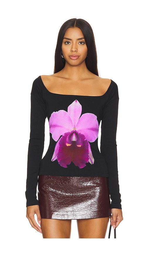 Shop Tyler Mcgillivary Cattleya Top In Black