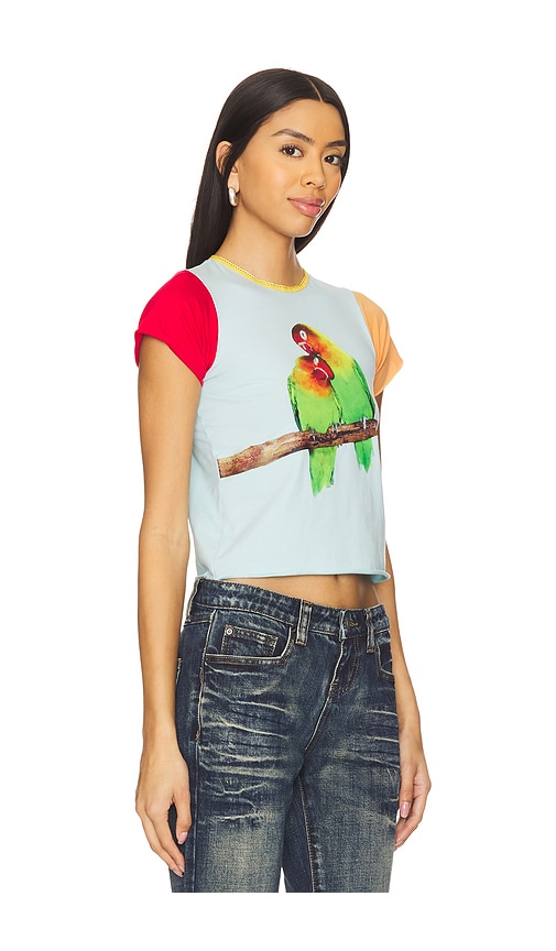 Tyler Mcgillivary Lovebird Baby T-shirt In Baby Blue