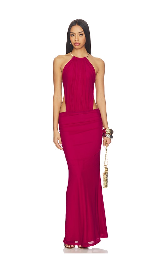 long evening dress sleeves Ever-Pretty Shop Double V-Neck See-Through Long Sleeves Chiffon A-Line Evening Dress Occasion Dress