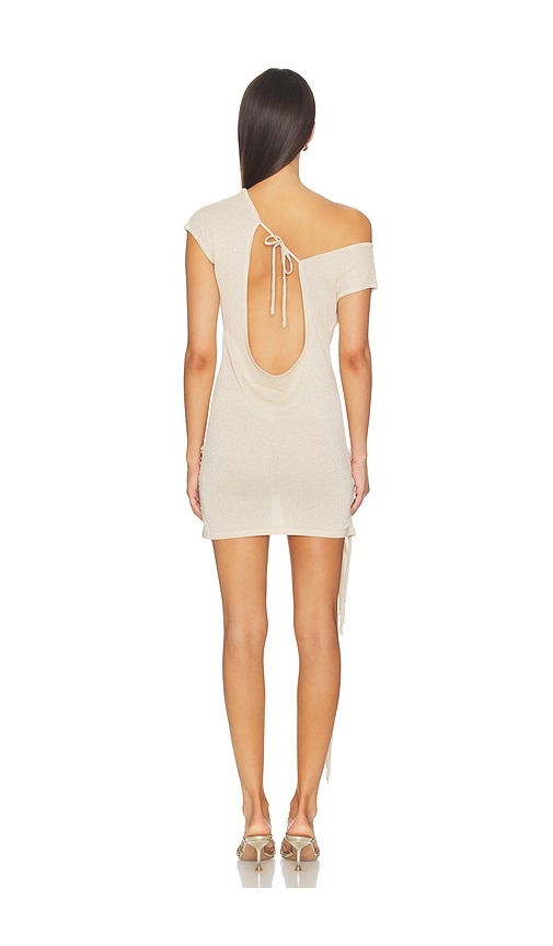  Tiger Mist Kleid Off Shoulder In Metallic Gold. Größe Xs. Also In S. 