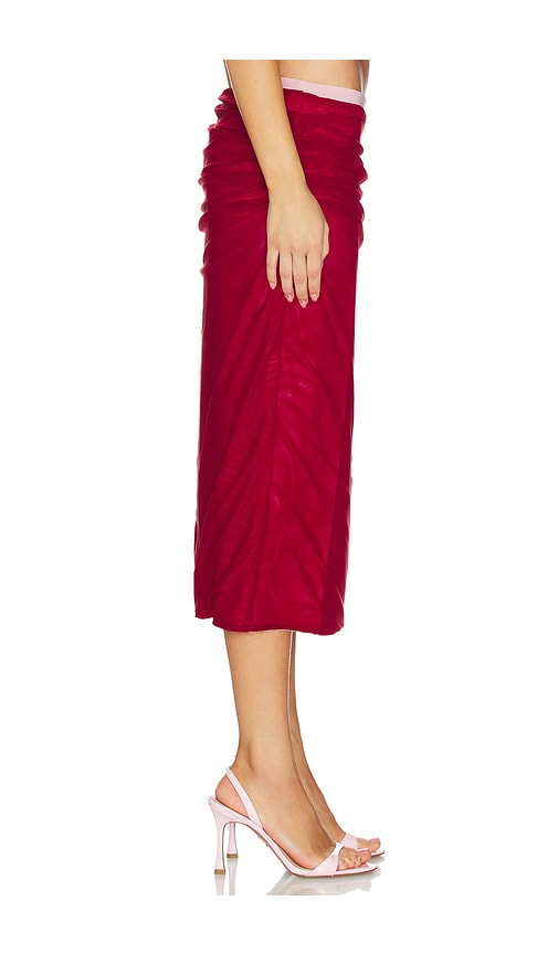  Tiger Mist Rock Caline Midi In Red. Größe Xs. Also In S, M, L, Xl. 