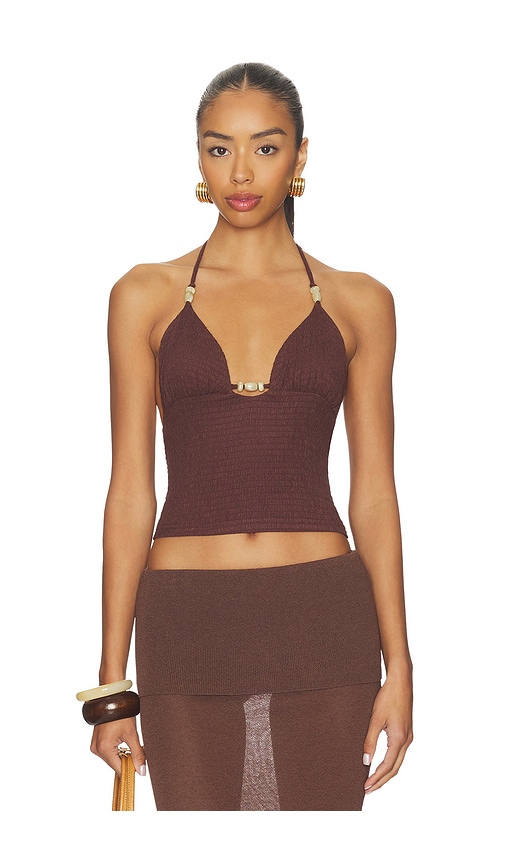 Tiger Mist Zinnia Top