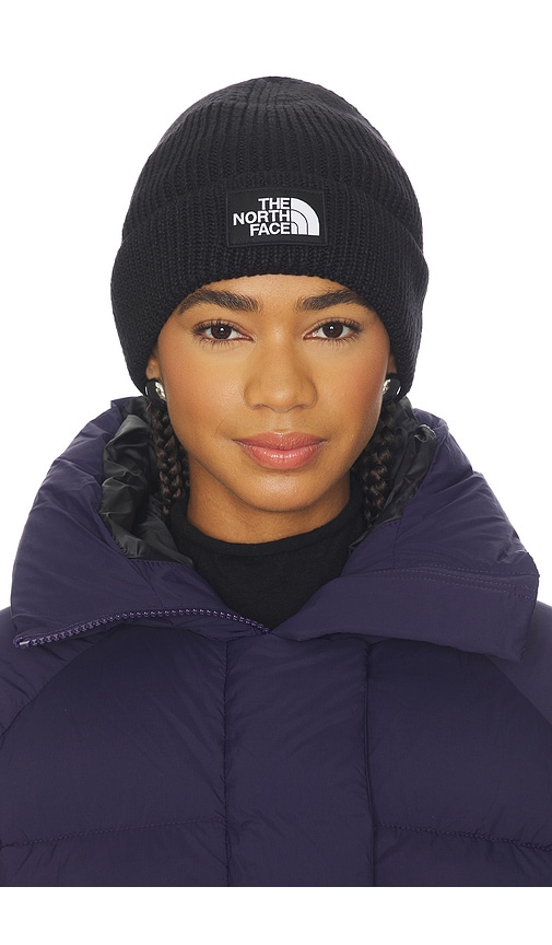 The North Face Logo Box Cuffed Beanie