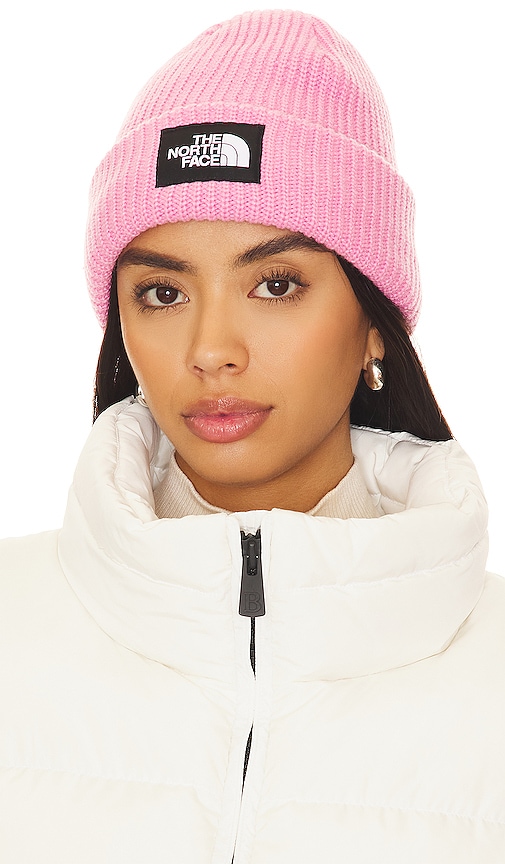 The North Face Salty Dog Lined Beanie in Orchid Pink | REVOLVE