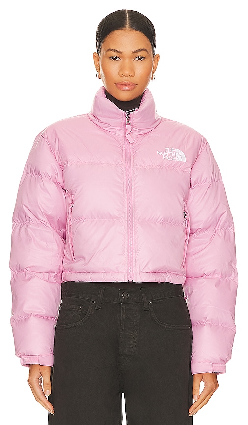 The North Face Women's Nuptse Short Jacket In Orchid Pink | ModeSens