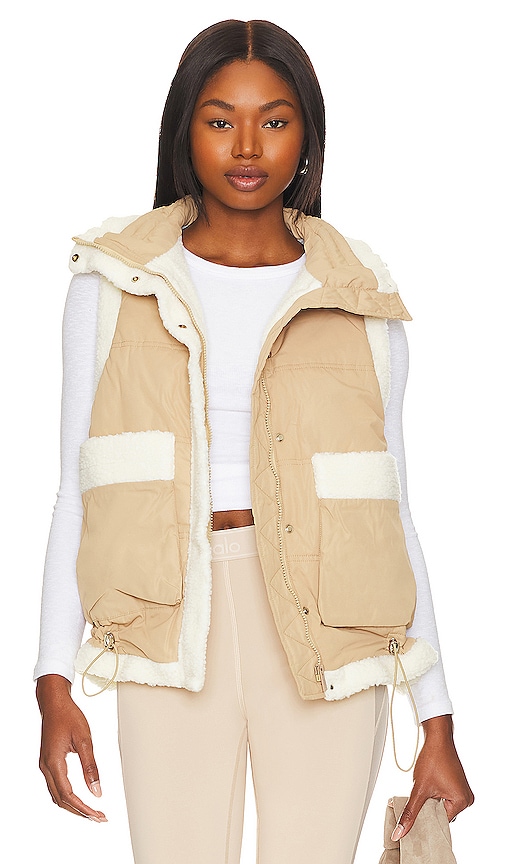 Toast Society Mila Puffer Vest in Caramel