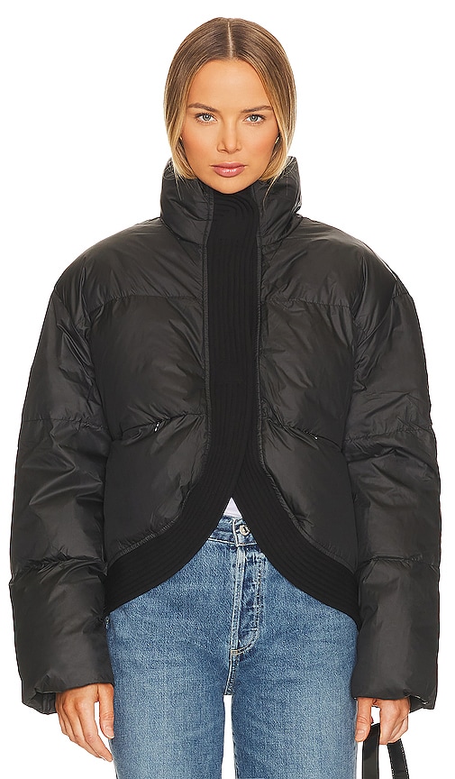 Shop Toast Society Annika Puffer Jacket In Black