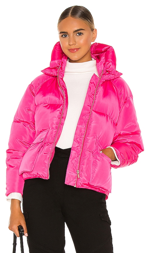 Toast Society Pluto Puffer Jacket in Hot Pink | REVOLVE