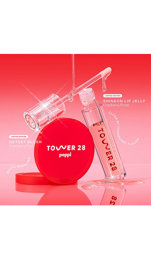 Tower 28 X Poppi Fizz + Frost Blush Lip Kit