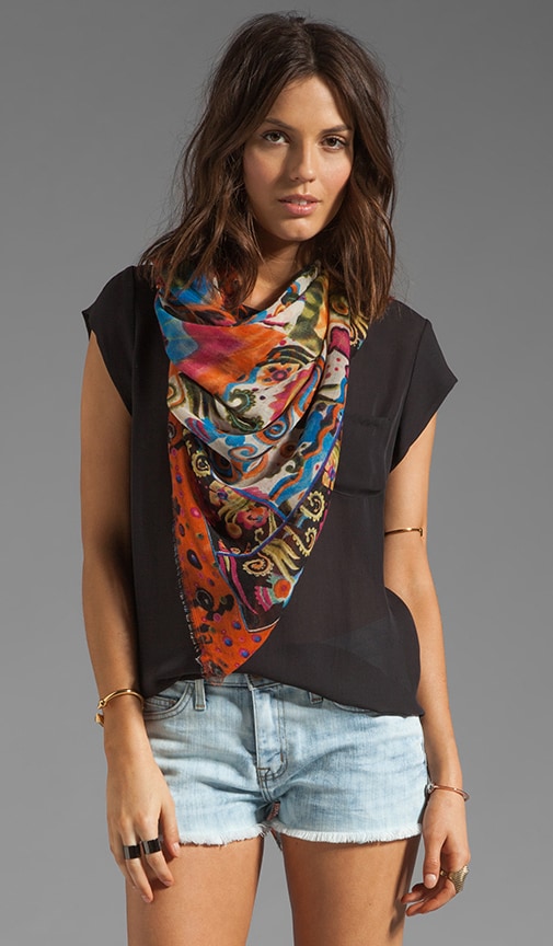 Folk Art Scarf