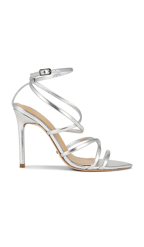 Marcy Sandal in Metallic Silver. - size 9.5 (also in 10, 5, 5.5, 6, 6.5, 7, 7.5, 8, 8.5, 9)