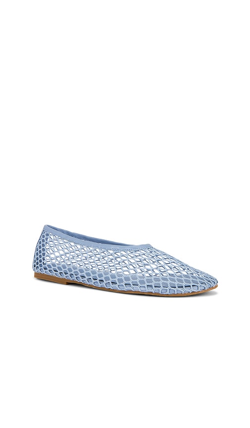 Tony Bianco Mazey Flat In Blue