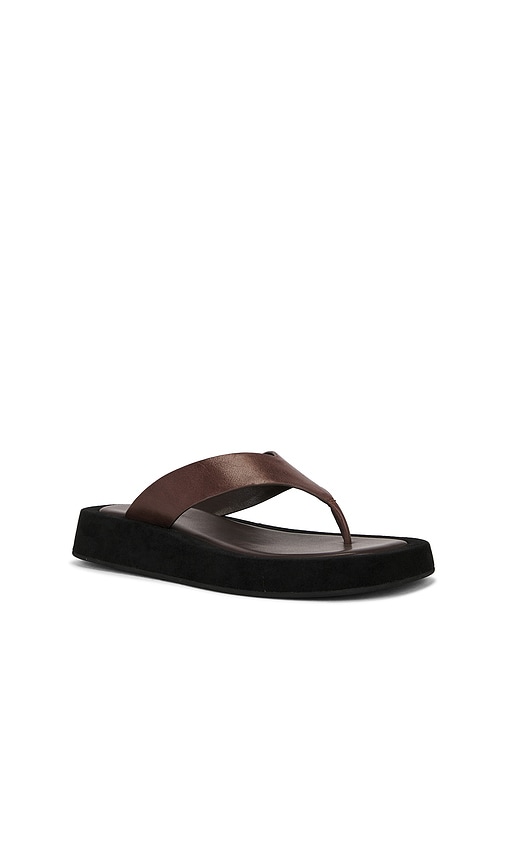 Tony Bianco Kyra Toe Thong Sandals In Black