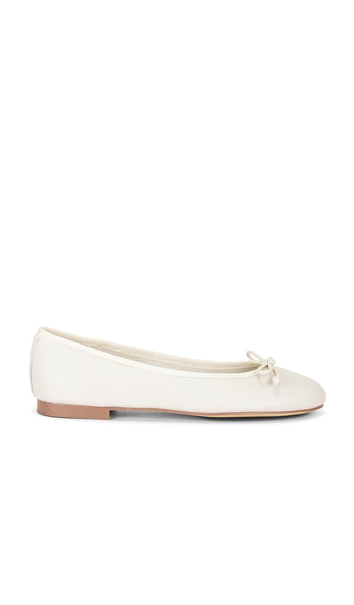 Tony Bianco Comma Ballet Flat in Ivory. - size 5.5 (also in 6, 7.5, 8)