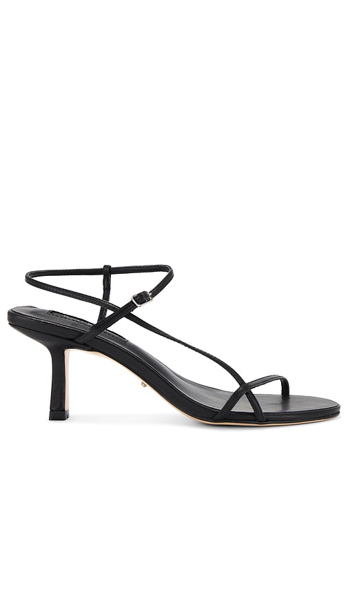 caprice black sandals