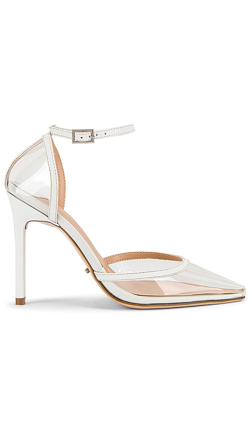 revolve clear heels