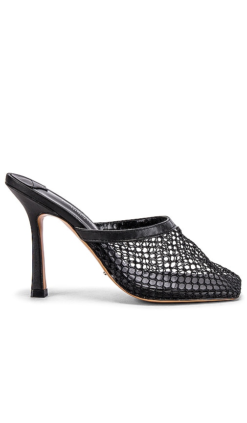 Tony Bianco Bis Mule in Black Web | REVOLVE