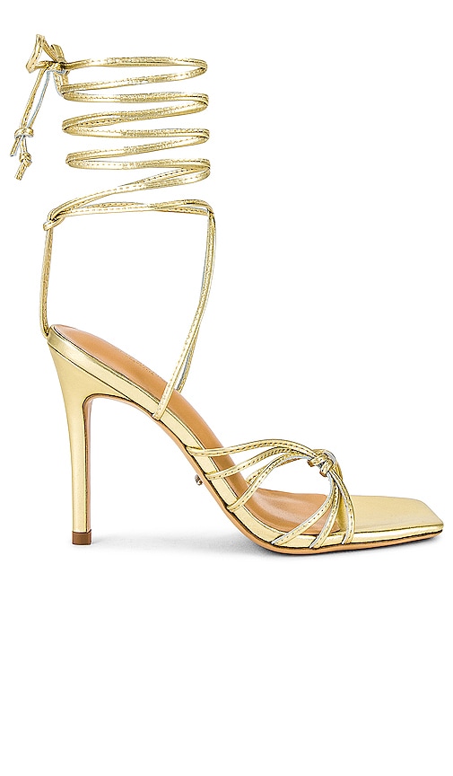 Tony Bianco Feliz Sandal In Metallic Gold | ModeSens