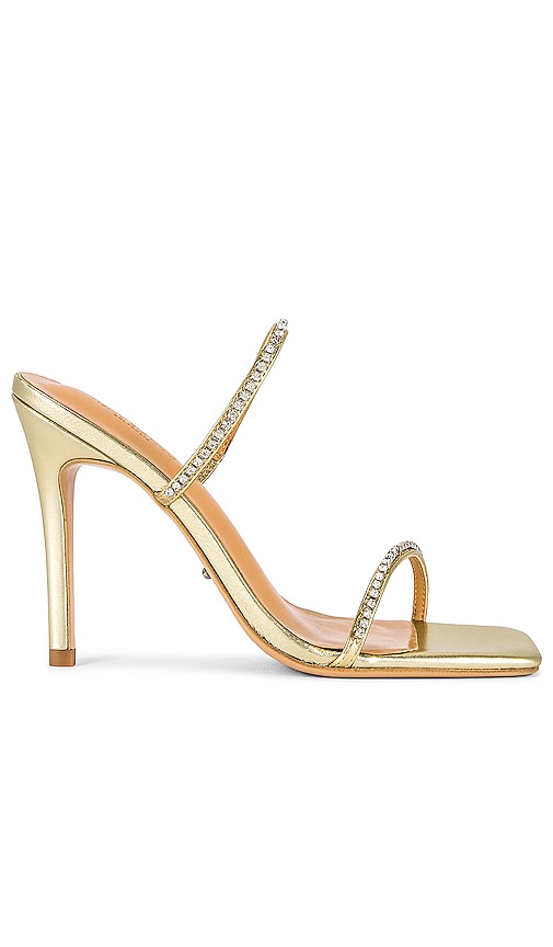 Tony Bianco Fletcher Mule in Gold Nappa Metallic | REVOLVE