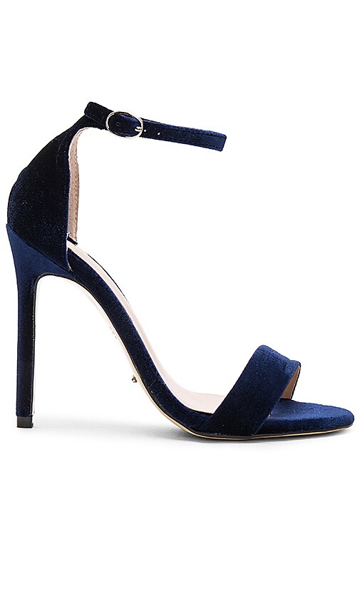 Tony Bianco Karvan Heel in Navy Velvet 