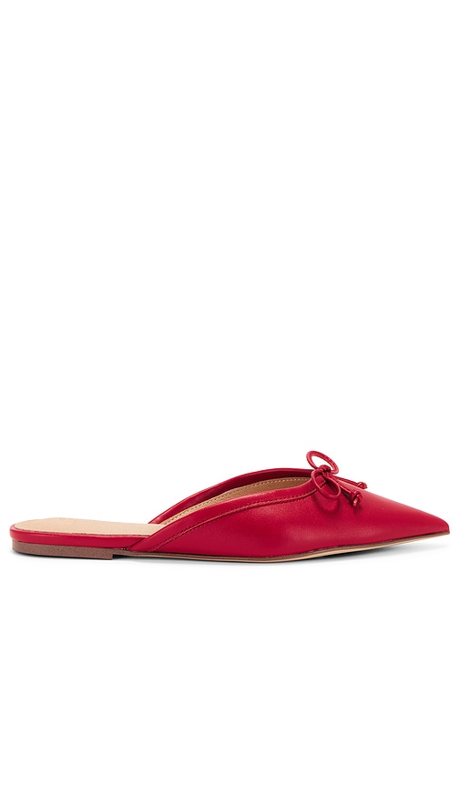 Shop Tony Bianco Javelin Flat In Ruby Nappa