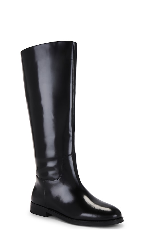 Shop Tony Bianco Grange Boot In Black Hi Shine