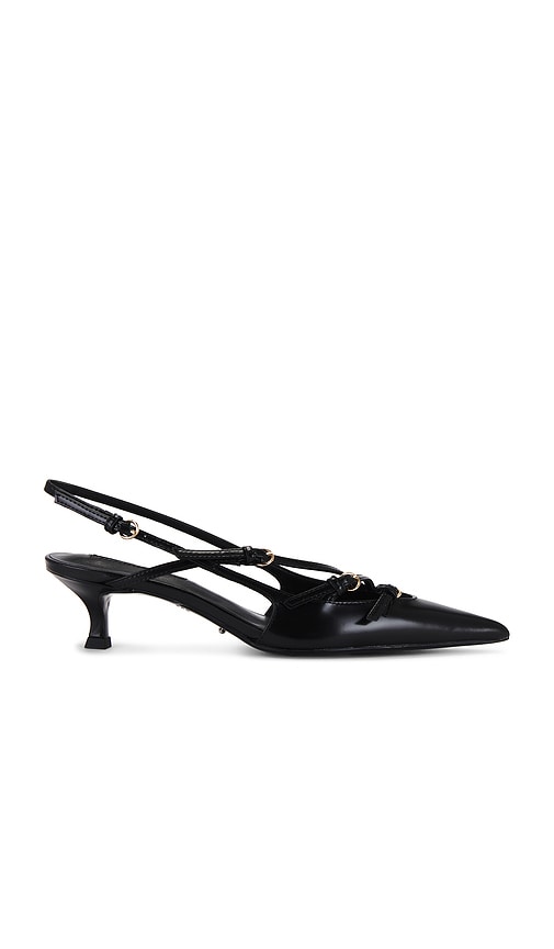 Shop Tony Bianco Koko Slingback In Black Hi Shine